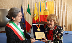 Conferimento medaglia ad Alessandro Rimini