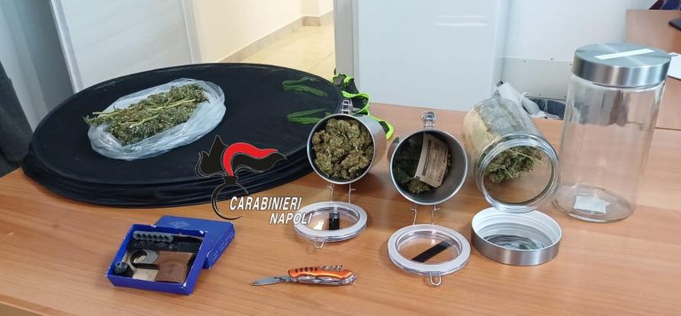 Droga, odore dell”erba’ dalla finestra: Carabinieri arrestano operaio Droga, odore dell”erba’ dalla finestra: Carabinieri arrestano operaio