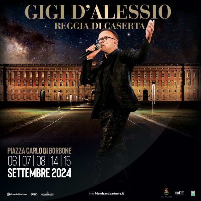 5 straordinari concerti dal vivo di Gigi D’Alessio a Caserta: come acquistare i biglietti 5 straordinari concerti dal vivo di Gigi D’Alessio a Caserta: come acquistare i biglietti