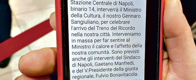 E Fratelli d’Italia schiera la claque per Sangiuliano: “Interveniamo in massa per far sentire il nostro calore e affetto a Gennaro” E Fratelli d’Italia schiera la claque per Sangiuliano: “Interveniamo in massa per far sentire il nostro calore e affetto a Gennaro”