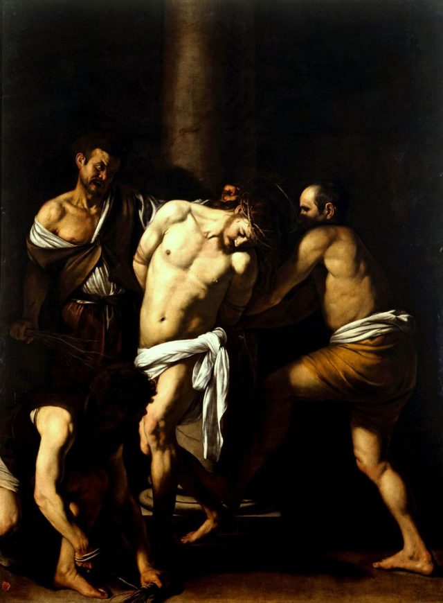 La Flagellazione di Cristo del Caravaggio esposta nel Complesso Monumentale di Donnaregina a Napoli La Flagellazione di Cristo del Caravaggio esposta nel Complesso Monumentale di Donnaregina a Napoli