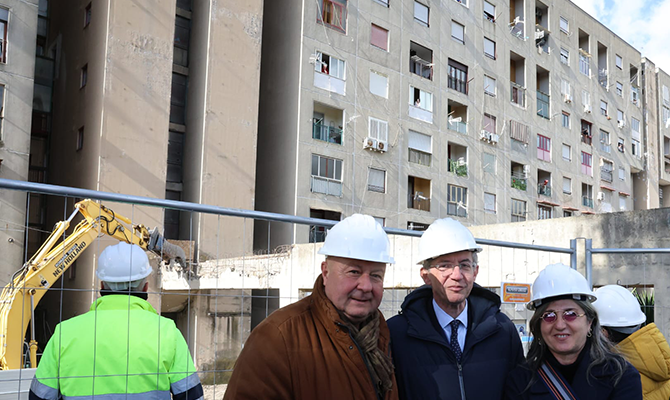 Sopralluogo al cantiere di Taverna del Ferro