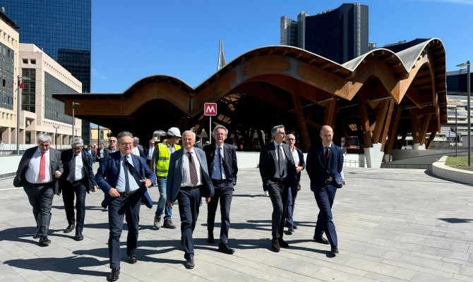 Completati le opere strutturali e gli impianti della stazione metro Centro Direzionale