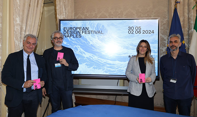 Dal 30 maggio al 2 giugno a Napoli l’European Design Festival dedicato al design della Comunicazione visiva Dal 30 maggio al 2 giugno a Napoli l’European Design Festival dedicato al design della Comunicazione visiva