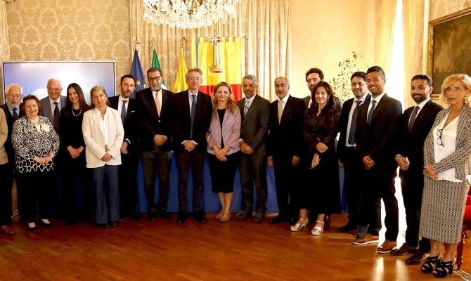 La delegazione del Saudi-Italian Business Council ricevuta dal Sindaco di Napoli
