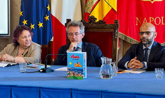 Pimpa va a Napoli: in libreria la guida per bambini con protagonista la cagnolina a pois rossi creata da Altan Pimpa va a Napoli: in libreria la guida per bambini con protagonista la cagnolina a pois rossi creata da Altan