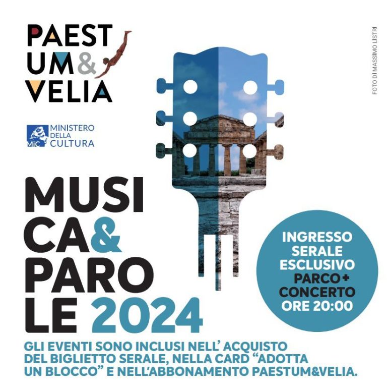 Da Paolo Fresu a Noemi, parchi di Paestum e Velia scenario delle star Da Paolo Fresu a Noemi, parchi di Paestum e Velia scenario delle star