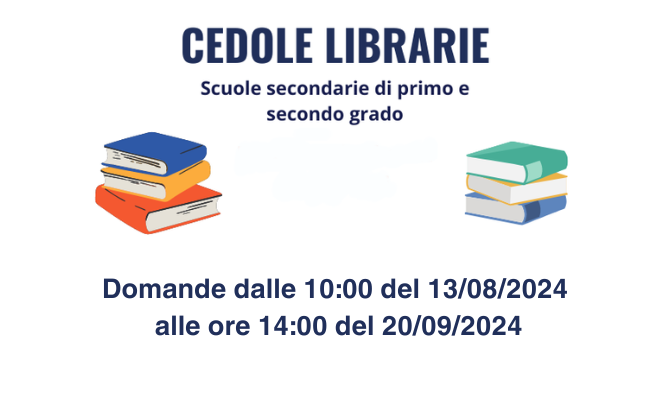 Cedole librarie Scuola secondaria 2024/2025