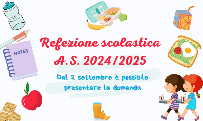 Refezione scolastica a.s. 2024/25