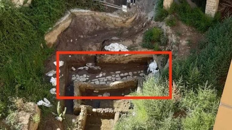 Stabiae, scoperta una strada degli antichi romani durante la costruzione di un parcheggio