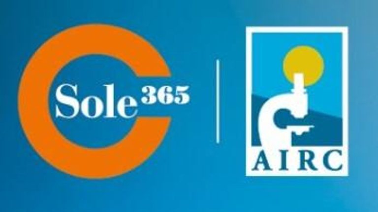 Sole365, partnership con Airc: “Una borsa di studio per un giovane ricercatore sui tumori dell’apparato gastrointestinale”