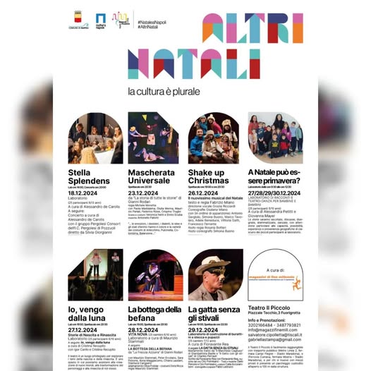 Natali senza confini: a Napoli spettacoli e laboratori gratuiti per Bambini Natali senza confini: a Napoli spettacoli e laboratori gratuiti per Bambini
