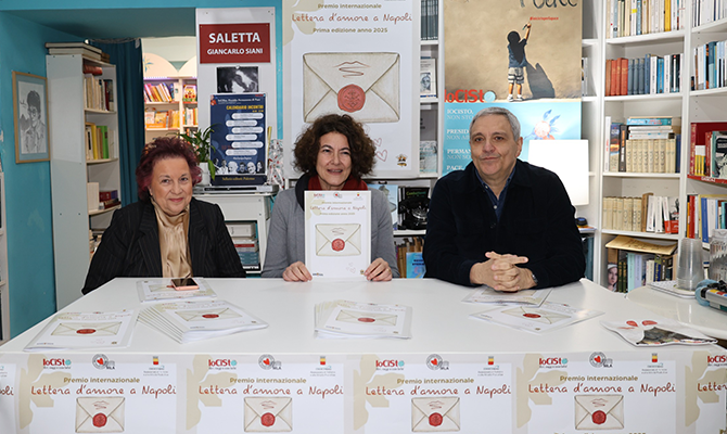 Al via la prima edizione del premio “Lettera d’amore a Napoli”