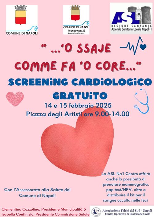 Municipalità 5 Screening cardiologico gratuito