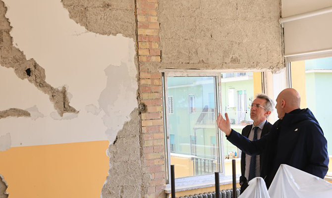 Eventi sismici: sopralluoghi del sindaco Manfredi