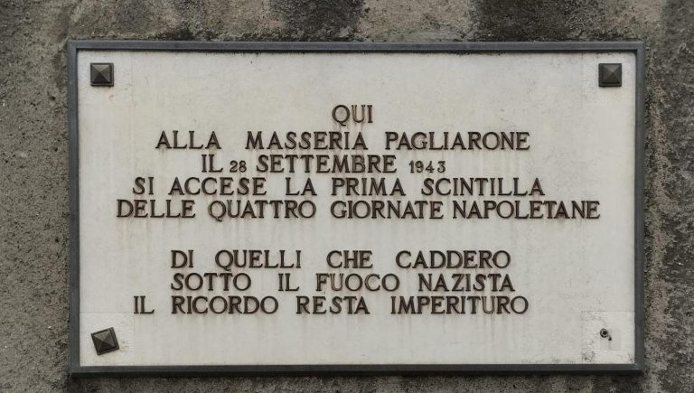 Città Metropolitana, un volume sulle Quattro Giornate di Napoli