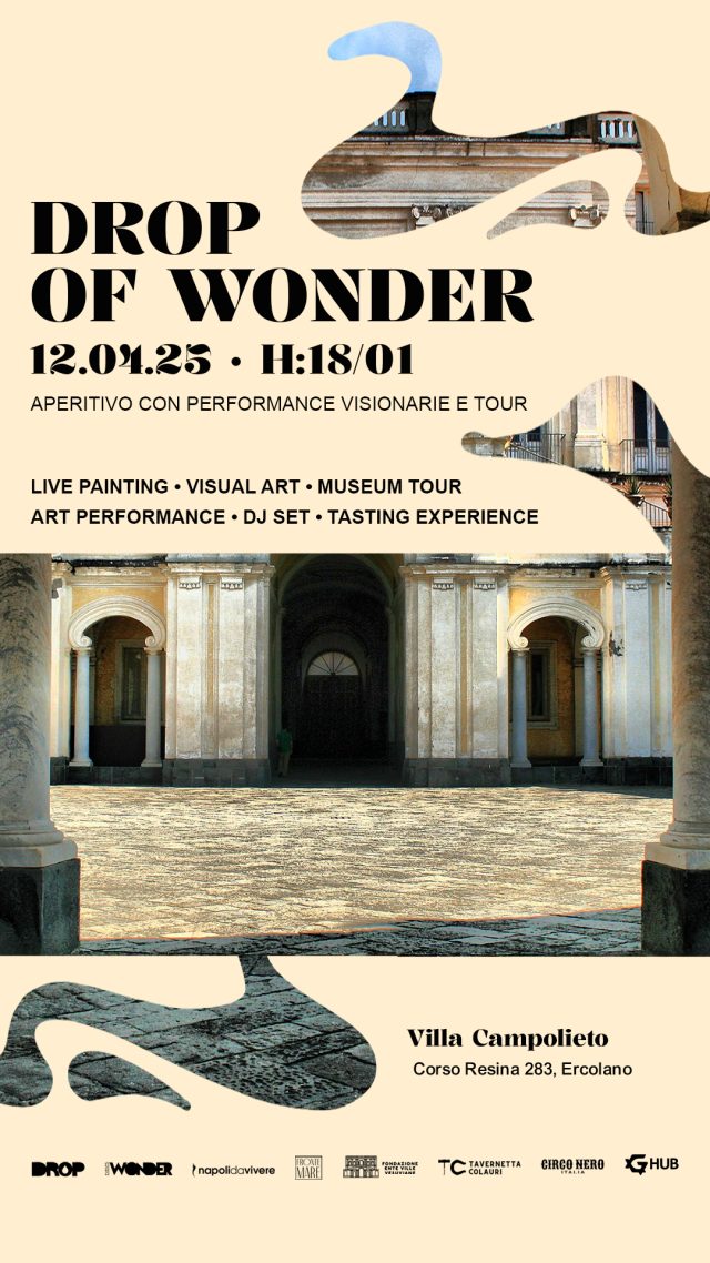 Drop of Wonder a Villa Campolieto: un’esperienza immersiva tra arte, storia e sapori