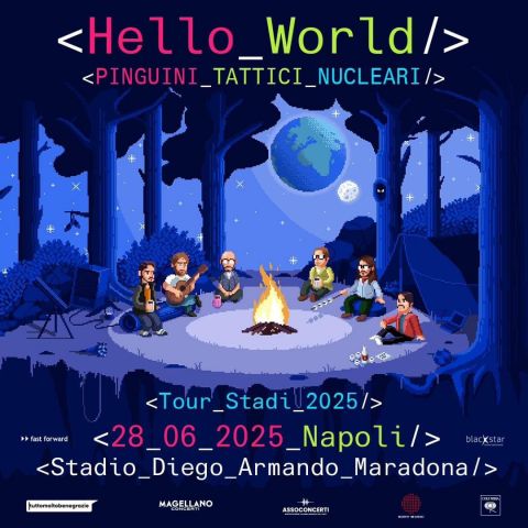 I Pinguini Tattici Nucleari live a Napoli: il grande concerto allo Stadio Maradona il 28 giugno 2025