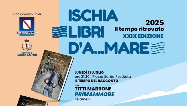 Ischia, al via la rassegna “Libri d’A…Mare” Ischia, al via la rassegna “Libri d’A…Mare”