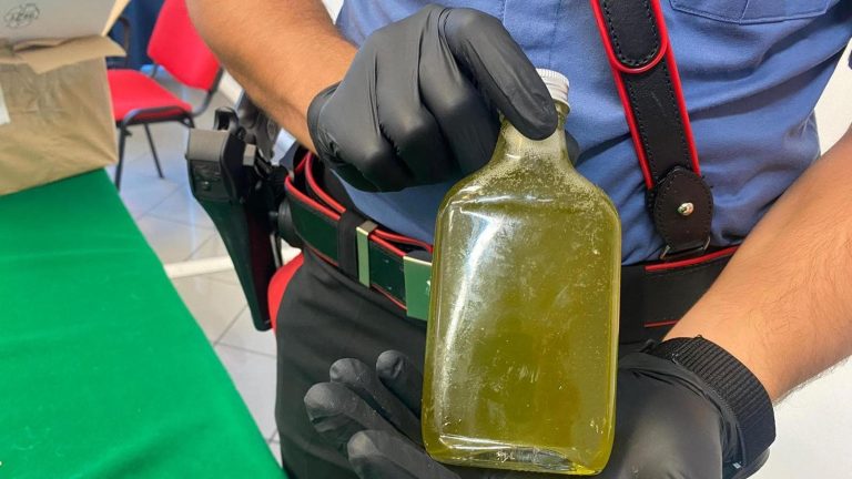 Liquore alla marjuana per aperitivo, a Sant’Antonio Abate sequestrate 50 bottiglie